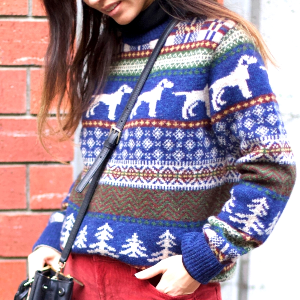 J. Crew Fair Isle Lamb Wool Laborador Sweater
